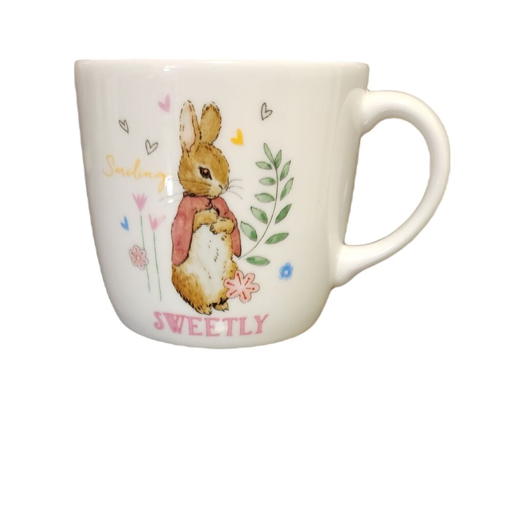 Wedgwood Peter Rabbit Mug Bone China SWEETLY Made in England